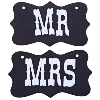 

MR MRS Стул Бантинг Баннер Свадебные фото реквизит