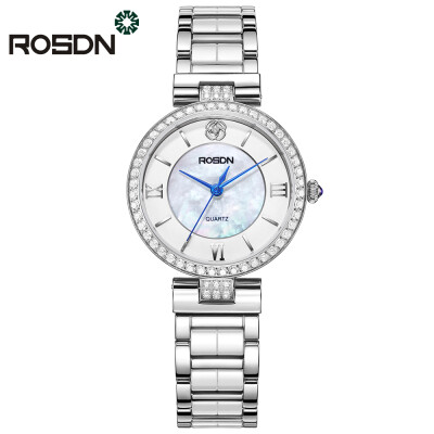 

ROSDN Brand elegant Ceramic watch Fashion Casual Women quartz watches relojes mujer luxury wrist watch Girl elegant Dress clock
