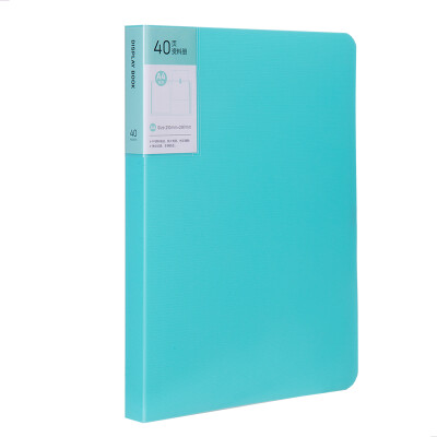 

Deli deli 40 pages A4 fashion information booklet folder folder student papers fresh green single only 5066