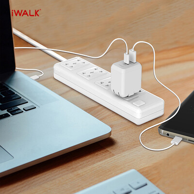 

iWALK iPhone Charger usbtype-c2 Charger iPhoneX88Plus Power Adapter Support PDQC30FCP Charger
