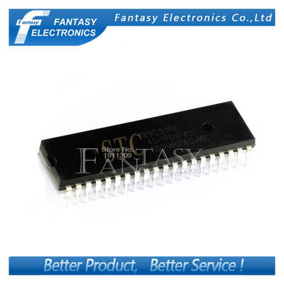 

10PCS STC89C51RC-40I-PDIP40 DIP40 STC89C51RC DIP 89C51RC new&original IC free shipping