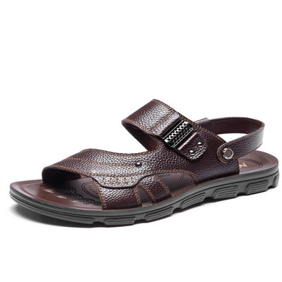 

Aokang Aokang open toe beach shoes casual men&39s breathable dual-use shoes 183730016 black 43 yards