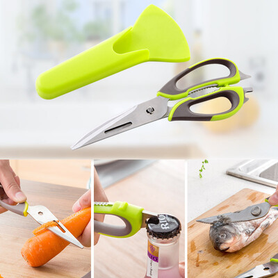 

Stainless Steel meat cutting scissors knife kitchen shears bottle opener nutcracker cutter fish scraping kitchen accessories