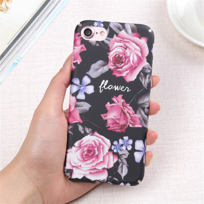 

Винтаж Froal сливы Роза жесткий Пластик чехол для IPhone 6 6s 7 плюс чехол для телефона тонкий матовый Капа Корпус для iphone x 8