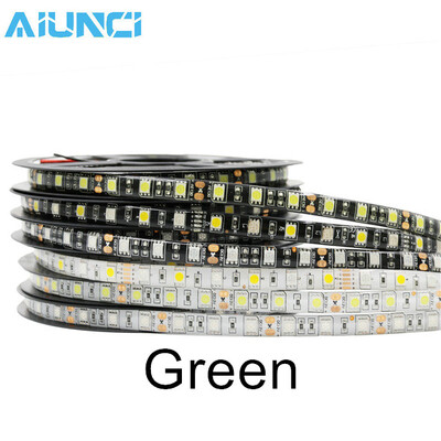 

LED Strip 5050 DC12V Flexible LED Light Black White PCB No Waterproof Waterproof 60 LEDm 5mlot