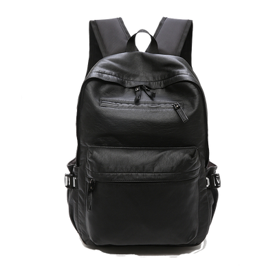 

Preppy Style Leather School Backpack Bag For College Simple Design Men Casual Daypacks mochila male New