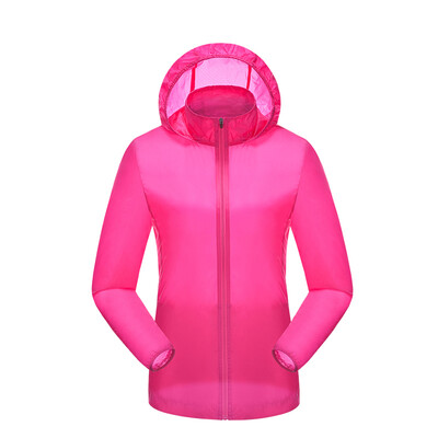 

Fugui bird FUGUNIAO couple models skin clothing lightweight breathable waterproof skin coat D6003 female rose 2XL