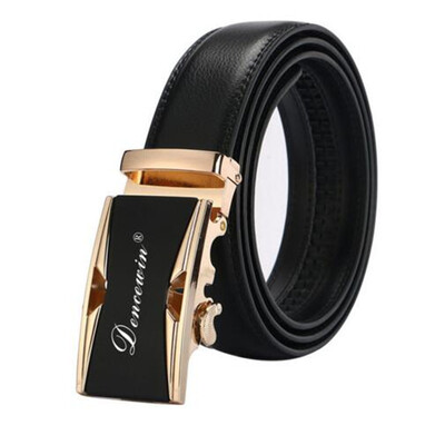 

NEW 2017 Famous Brand Belt Men Good Quality Cowskin Genuine Luxury Leather Mens Belts Strap Male Metal Automatic Buck