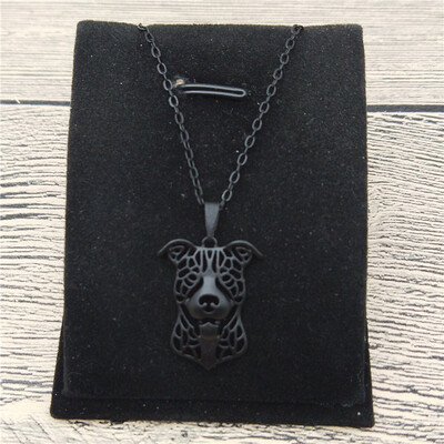 

New Pit Bull Necklace Trendy Style American Pit Bull Terrier Pendant Necklace Women Fashion Pet Jewellery Animal Dog Jewellery