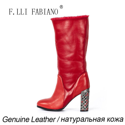 

Gorgeous&Elegant Noble Lady Fashion Over-the-knee High-heeled Red Leather Boots