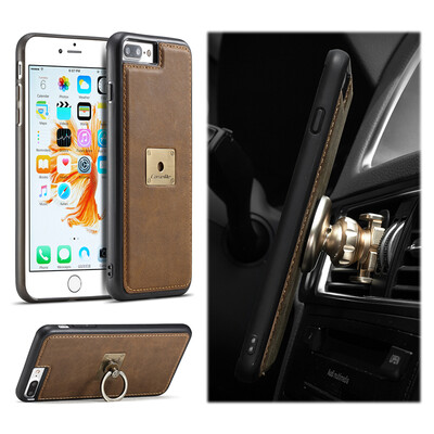 

Iphone 7 Plus/8 Plus роскошью кожаного торговли многофункциональный автомобильное кольцо защите охватывают телефон дело