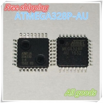 

1pcs ATMEGA328 MEGA328 AVR ATmega328P-AU TQFP Microcontrollers ICs&Free Shipping