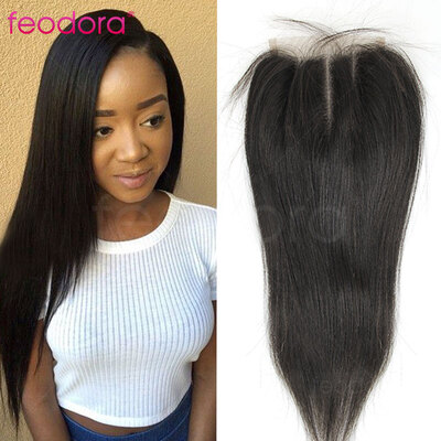 

Lace Closure 4x4 Closures Brazilian Human Hair Virgin Closure Bleached Knots Free Part Closures Sttraight Stocked Top Quality