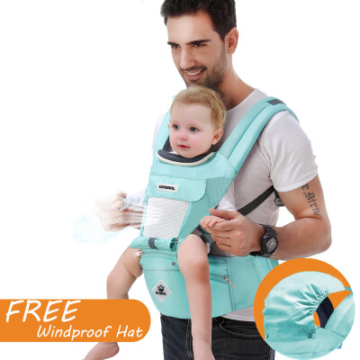 

0-48 Months Breathable Multifunctional Baby Carrier Front Facing 4 In 1 Comfortable Sling