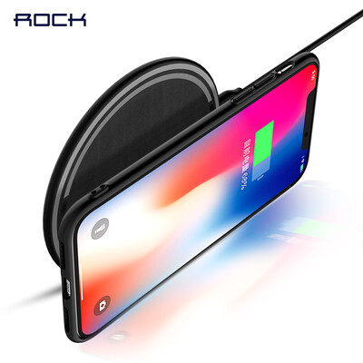 

Rock ROCK Apple X8 Wireless Charger Fast Charging Dock Support iPhone8Plus Millet mix2sSamsung S97S6 edge Black