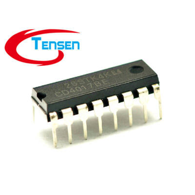 

200Pcs/Lot CD4017 CD4017B CD4017BE 4017 DECADE COUNTER DIVIDER IC DIP-16