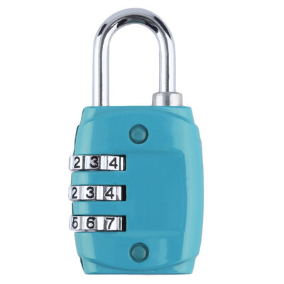 

Цинковый сплав безопасности 3 Комбинация дорожного чемодана багажа Кодовый замок Навесной замок