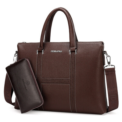 

Fashionable Mens Leather Business Bag Briefcase Messenger Shoulder Bag Tote Bag B-fdk3329