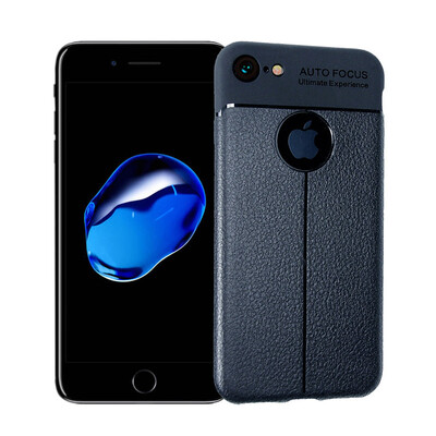 

Ultra Thin Shockproof Armor Cover for IPhone 8 Plus Case Leather Fiber Coque for IPhone 8 Cover Luxury Full Cover Thin TPU case