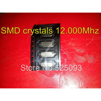 

100pcs/lot SMD crystals 49SMD 12.000 12.000M 12.000Mhz