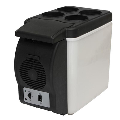 

HCOOL Portable 12V 6L Auto Car Travel Холодильник Высокое качество ABS Mini Холодильник Многофункциональный домашний охладитель Мо