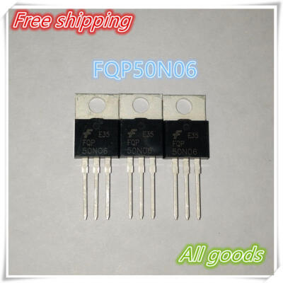 

50pcs free shipping FQP50N06 50N06 MOSFET TO-220 N-CH 60V 50A new original