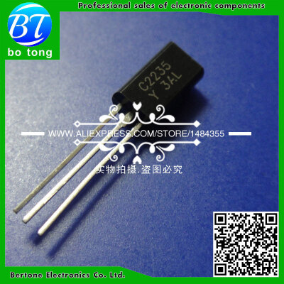 

Free shipping 2SC2235 C2235 NPN Transistor TO-92L 800mA 120V 0.8A Triode Transistor Low Power Transistor 50pcs/bag