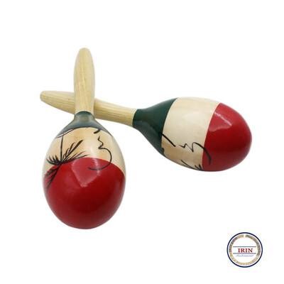 

Kid Baby Wooden Maracas Musical Party Favor Child Shaker Beach Toys Sound Toys