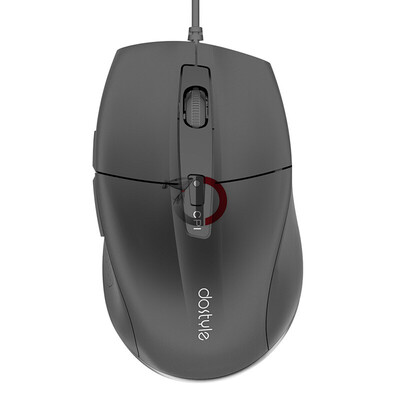 

dostyle MD101 игровой мыши игровой мыши начального уровня третьей передачи cpi переключатель сердца двусторонний ключ поставляется с весом противовес черный цвет текстуры