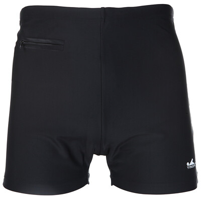 

YINGFA Yingfa new flat angle swim trunks 3617-1 pure black increase XXXL