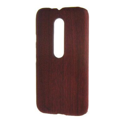 

MOONCASE Case for Motorola Moto G3 Hard Rubber Back Case Cover Red