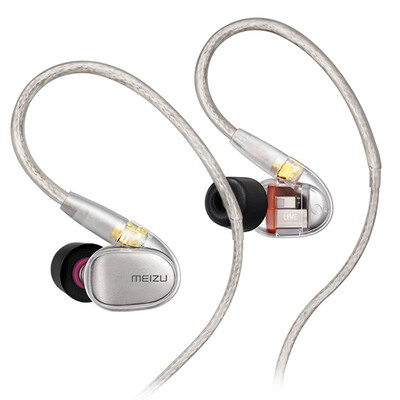 

Meizu (MEIZU) LIVE Четыре юнита Moving Iron Headphones HiFi Профессиональные флагманские наушники-вкладыши Монитор Высокое разрешение лихорадки Earplugs Ear Ear-changeable line