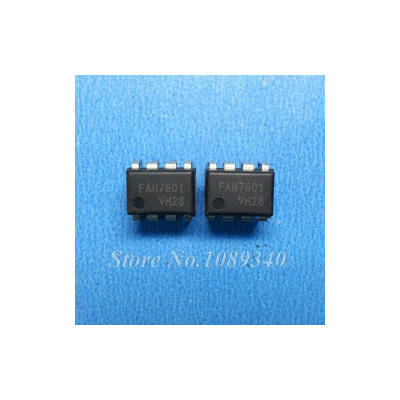 

10PCS free shipping LCD FAN7601 7601 DIP-8 power PWM chip 100% new original