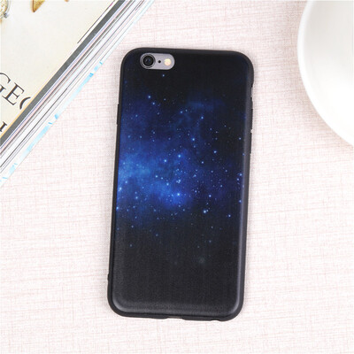 

Мода звезды небесно-AURORA Мягкая ТПУ чехол для IPhone 6 6s 7 8 плюс силиконовый тонкий ультра тонкий чехлы для iphone 5 5s se