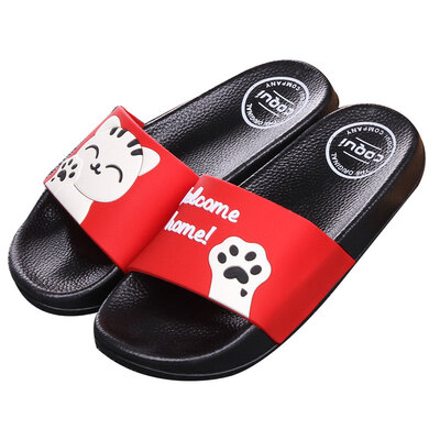 

Cool fun Coqui slippers couple home indoor non-slip bathroom slippers sandals red 36 code CQ6266