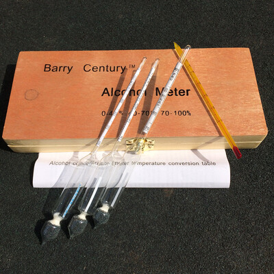 

Barry Century Alcoholmeter Alcohol Meter for Vodka Whiskey Alcohol detector Wine Hydrometer alcohol Tester wine meter