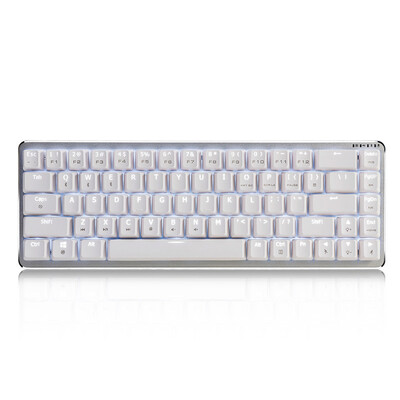 

Black Jazz AJAZZ zinc alloy wireless Bluetooth mechanical keyboard pretty silver cherry black axis eating chicken ipad Android Tablet Apple MAC