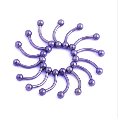 

6PCS medical stainless steel eyebrow nail body jewelry piercing eyebrow nailed nail body clavicle earrings nail jewelry