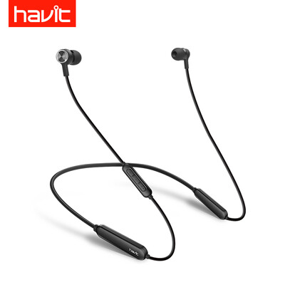 

Havit I31 bluetooth headset беспроводная спортивная шея висит наушники уши уха работает бег трусцой джентльмен черный