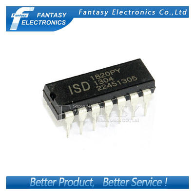 

10PCS ISD1820PY DIP14 ISD1820 DIP 1820PY new and original IC free shipping