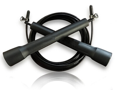 

Jump Rope - Премиальное качество - Лучшее для бокса MMA Фитнес-тренировка - Скорость - Регулируемая - Двойные джек, WOD, Пропуск тренировки
