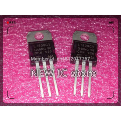 

50PCS L7809CV TO-220 L7809 LM7809 7809 Positive-Voltage Regulators 100% NEW