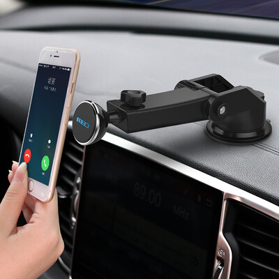 

Charm Di MEIDI Car Phone Holder Car Instrument Table Stand Car Suction Cup Multi-function Telescopic Navigation Frame 4012 Silver