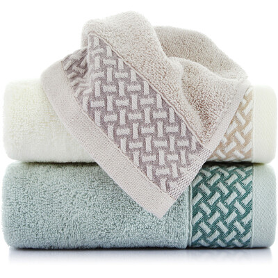 

Sam Lee Pure Cotton Satin Towel 3 Pack 33×73cm Soft absorbent face wash towel