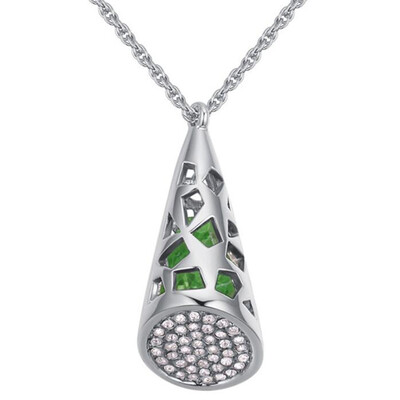 

Austrian Crystal Pendant Necklaces For Women Vintage Fashion Jewelry Ladies Short Chain Necklaces 28007