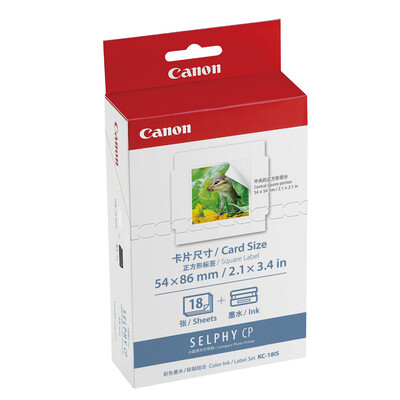 

Canon KC-18IS (18-дюймовая 3-дюймовая квадратная наклейка) Только для CP1300 / CP1200 / CP910