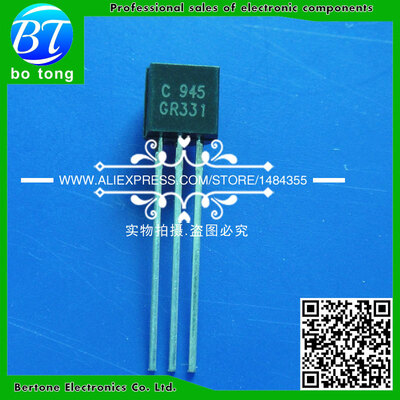 

Free Shipping 100 pcs 2SC945 C945 TO-92 50V BIPOLAR TRANSISTORS NPN