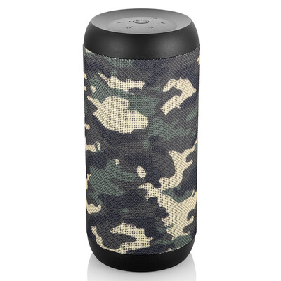 

Longqin ROYQUEEN M690 Bluetooth Speaker Audio Subwoofer EQ Adjust Outdoor Waterproof Support Multi-series U disk Play Portable Mini Sound Camouflage Pattern