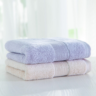 

Rikas towel home textile cotton strong absorbent thickening towel two loaded purple rice 7534cm