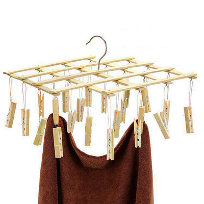 

Bingyou laundry clip bamboo clothespin windbreaker clip small clip 20